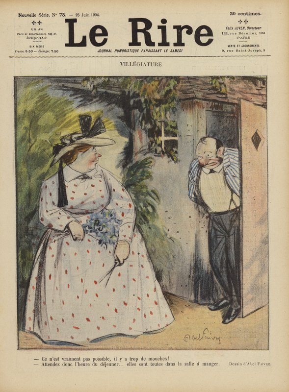 Illustrazione per Le Rire da Jules Abel Faivre