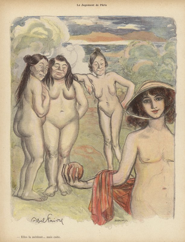 Il giudizio di Paride da Jules Abel Faivre