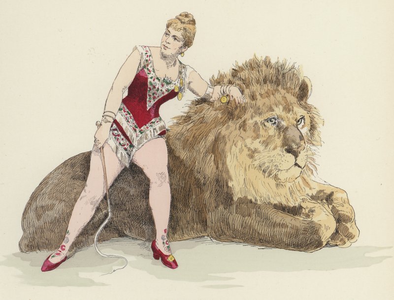 Domatrice di leoni da Jules Arsene Garnier