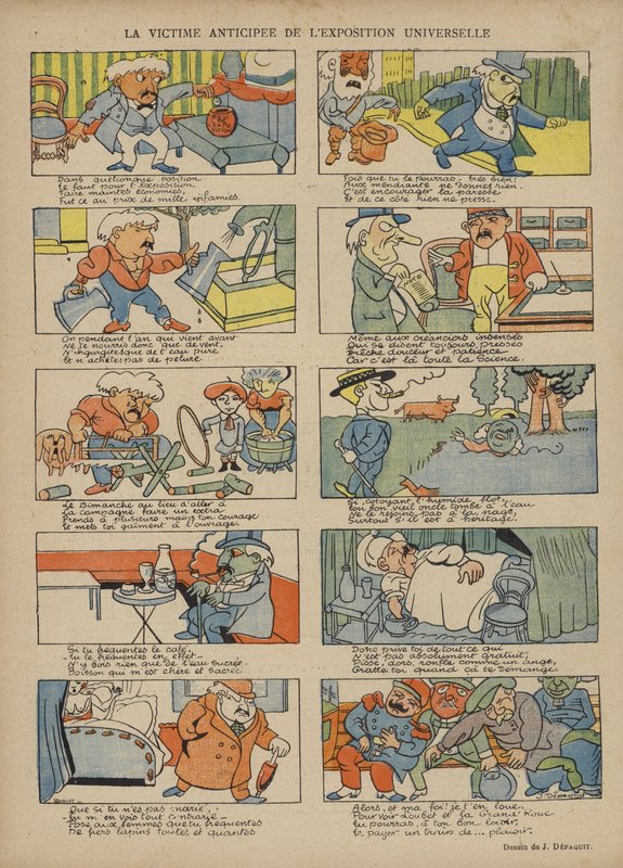 Illustrazione per Le Rire da Jules Depaquit