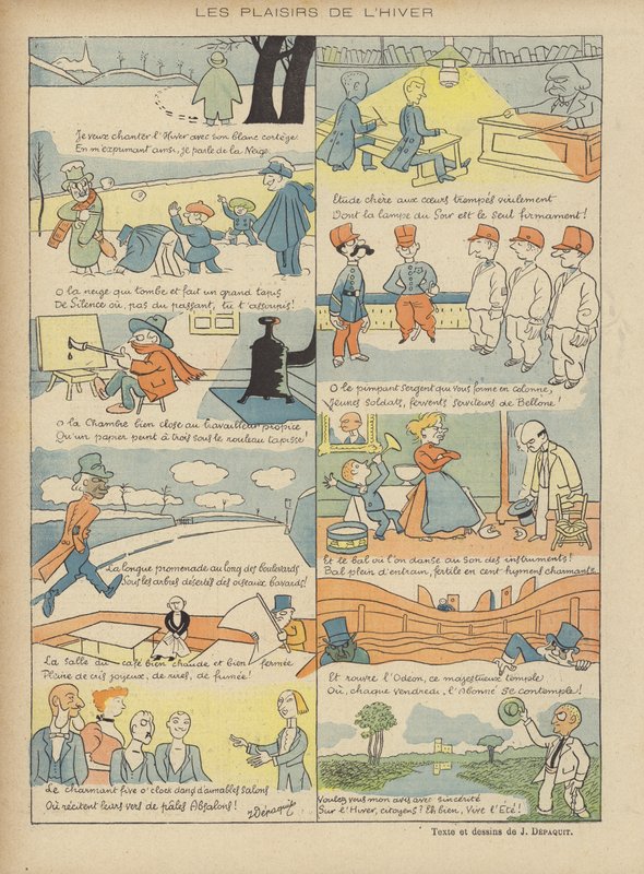 Illustrazione per Le Rire da Jules Depaquit