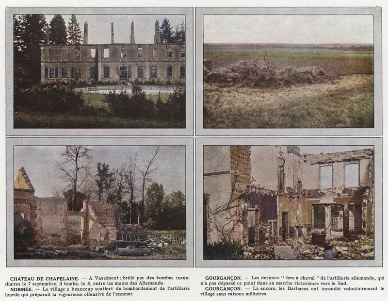 Chateau de Chapelaine, Gourgancon, Normee, Gourgancon da Jules Gervais Courtellemont
