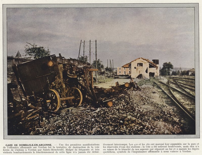 Stazione di Dombasle-En-Argonne da Jules Gervais-Courtellemont