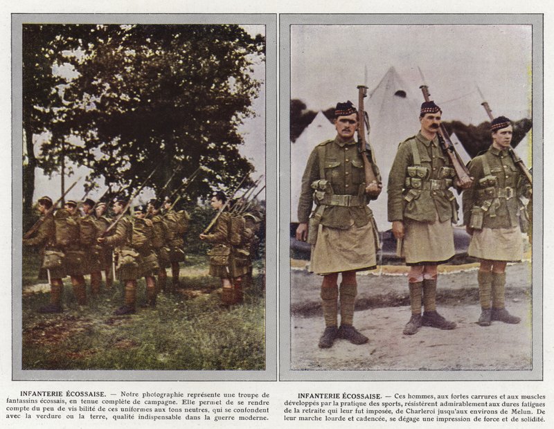 Infanterie Ecossaise da Jules Gervais Courtellemont