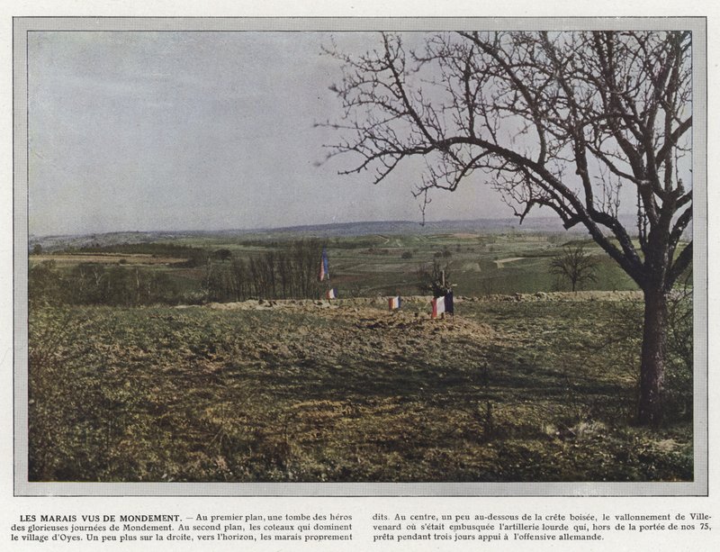 Le paludi viste da Mondement da Jules Gervais Courtellemont