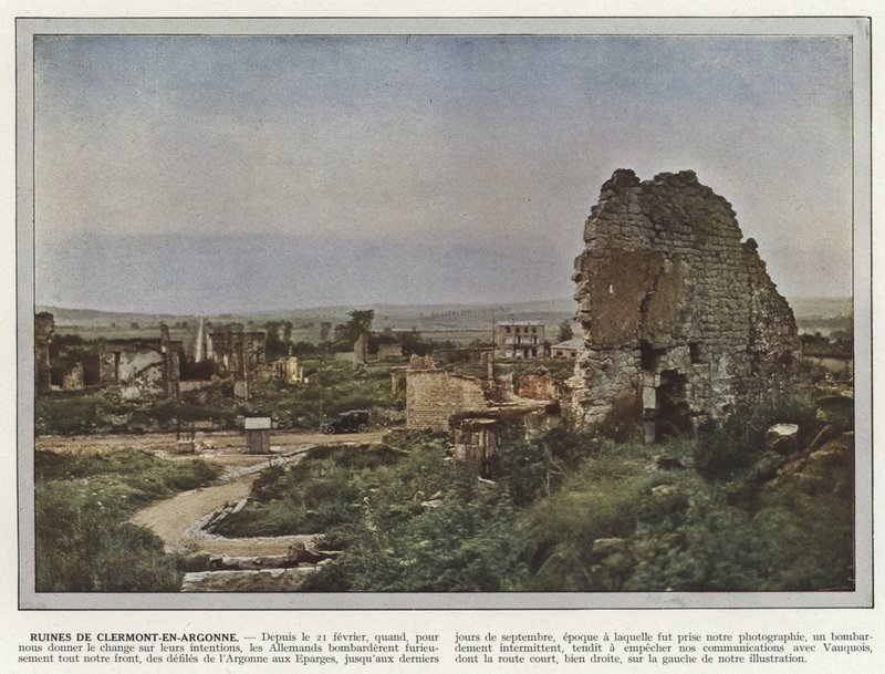 Rovine di Clermont-En-Argonne da Jules Gervais Courtellemont