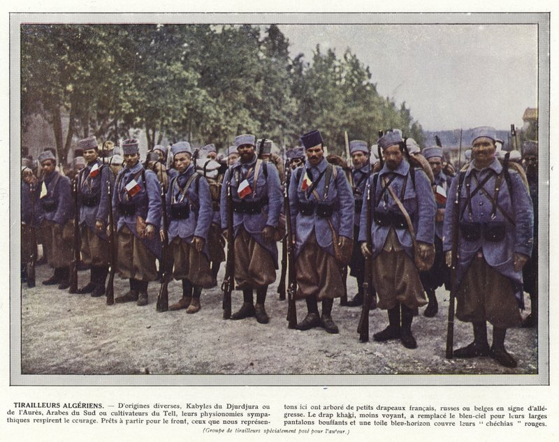Tirailleurs Algeriens da Jules Gervais Courtellemont