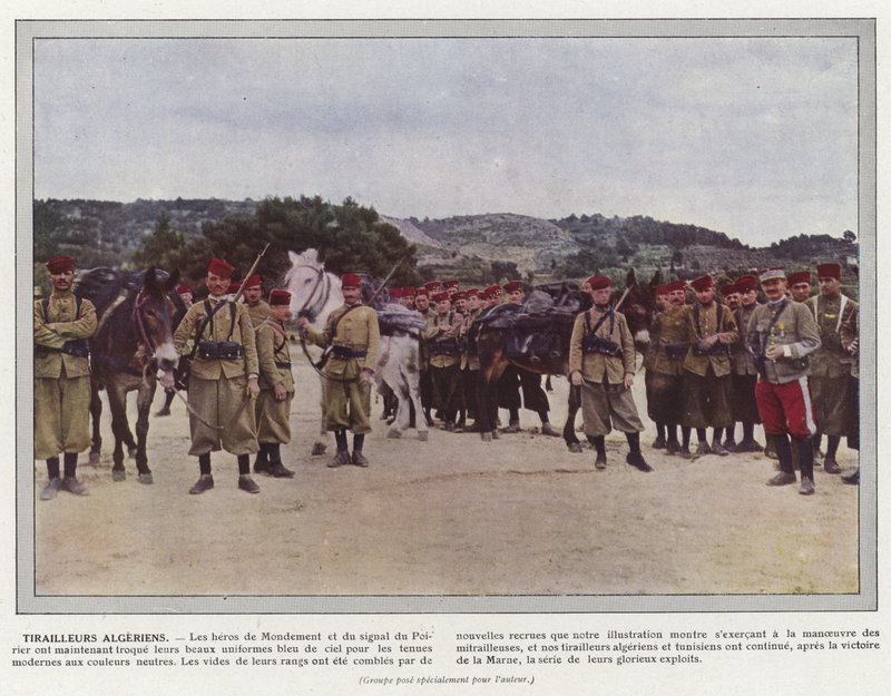 Tirailleurs algerini da Jules Gervais Courtellemont