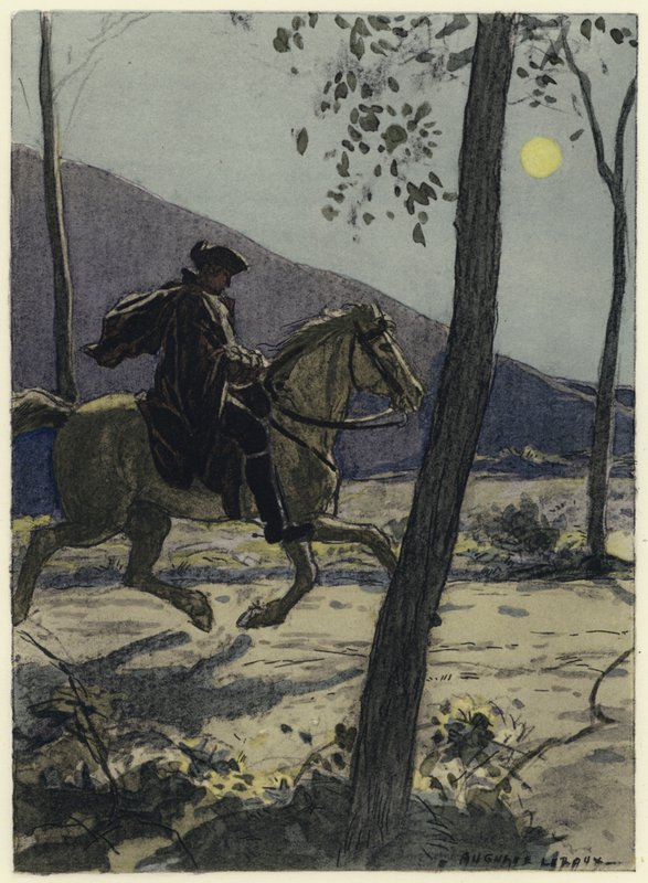 Illustrazione per le memorie di Casanova (litografia a colori) da Jules Marie Auguste Leroux