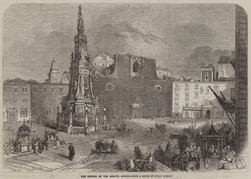 La chiesa dei Gesuiti, Napoli da Julian Portch