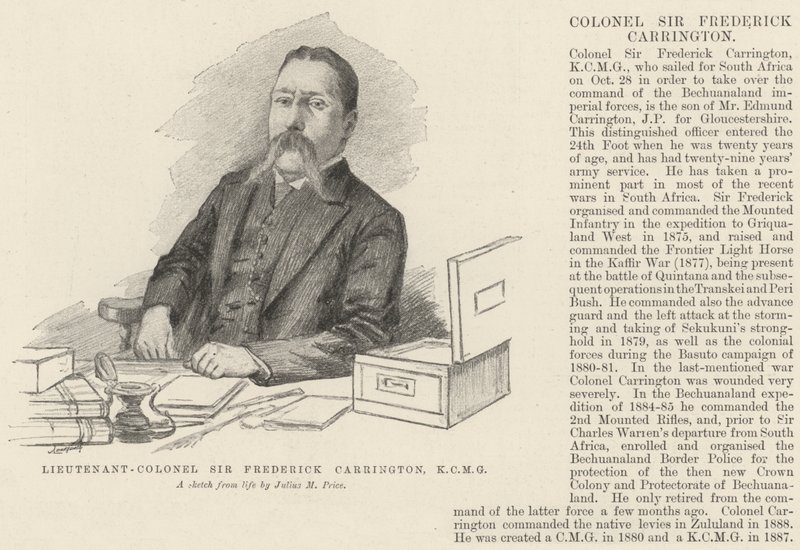 Tenente colonnello Sir Frederick Carrington, KCMG da Julius Mandes Price