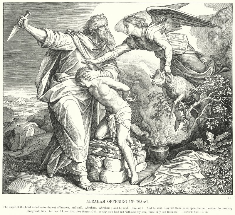 Abramo che Offre Isacco da Julius (after) Schnorr von Carolsfeld