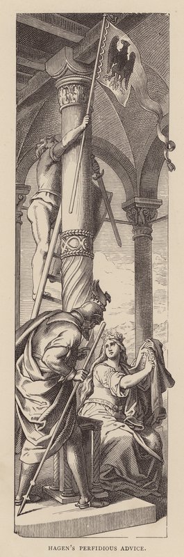 Il perfido consiglio di Hagen da Julius (after) Schnorr von Carolsfeld