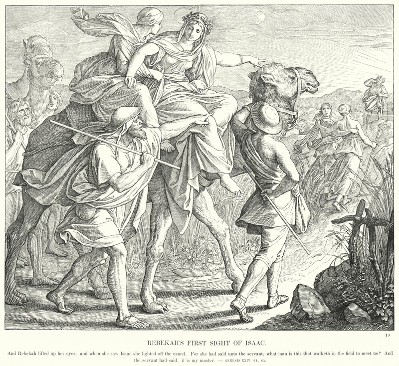 Il Primo Incontro di Rebecca con Isacco da Julius (after) Schnorr von Carolsfeld