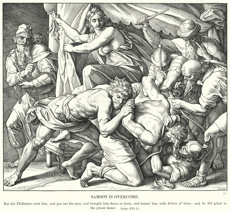 Sansone è Sconfitto da Julius (after) Schnorr von Carolsfeld