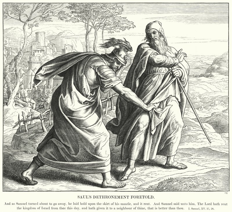 La Dethronizzazione di Saul Predetta da Julius (after) Schnorr von Carolsfeld