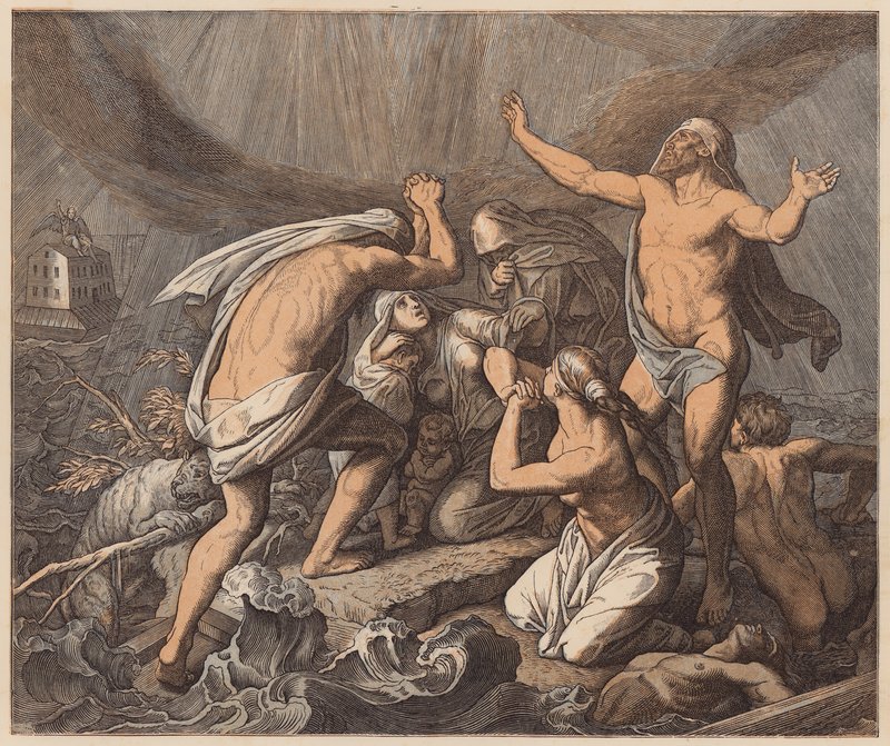Il Diluvio, Genesi, VII da Julius (after) Schnorr von Carolsfeld