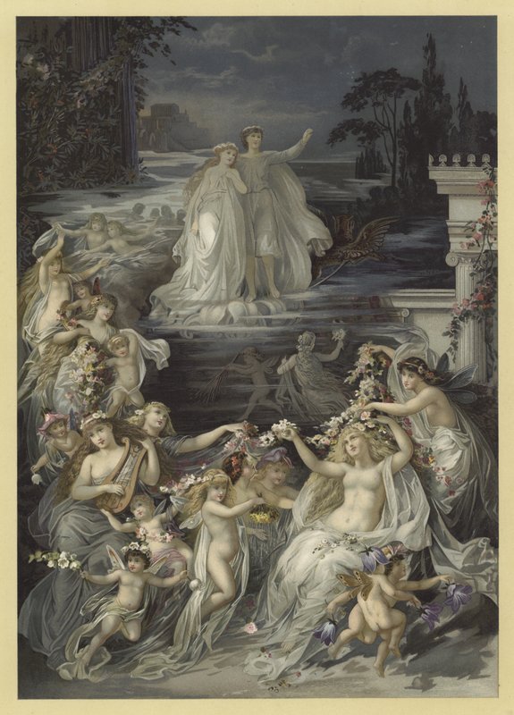Illustrazione per Sogno di una notte di mezza estate da Julius Hoeppner