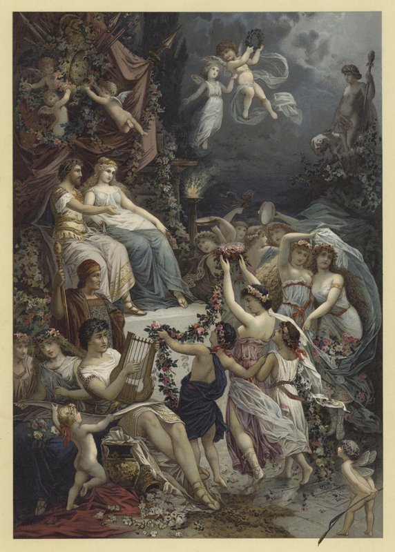 Illustrazione per Sogno di una notte di mezza estate da Julius Hoeppner