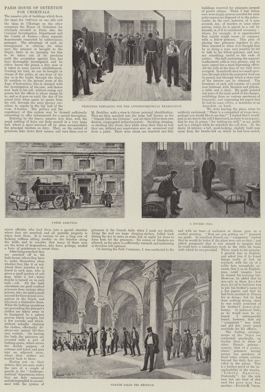 Casa di detenzione per criminali di Parigi da Julius Mandes Price