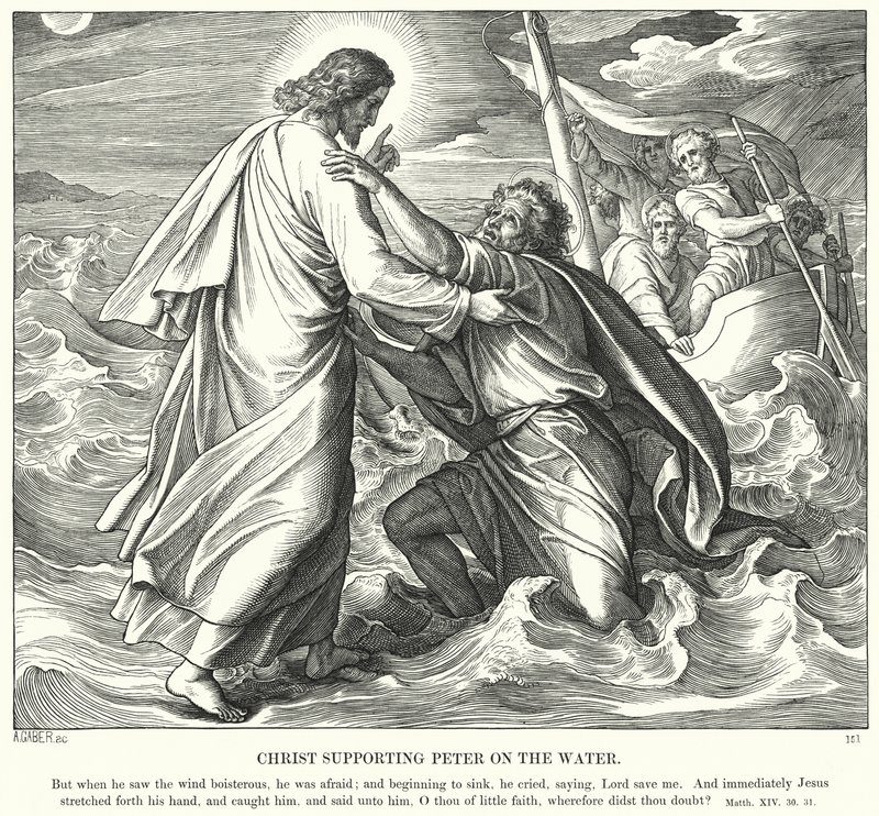 Cristo Sostiene Pietro sull