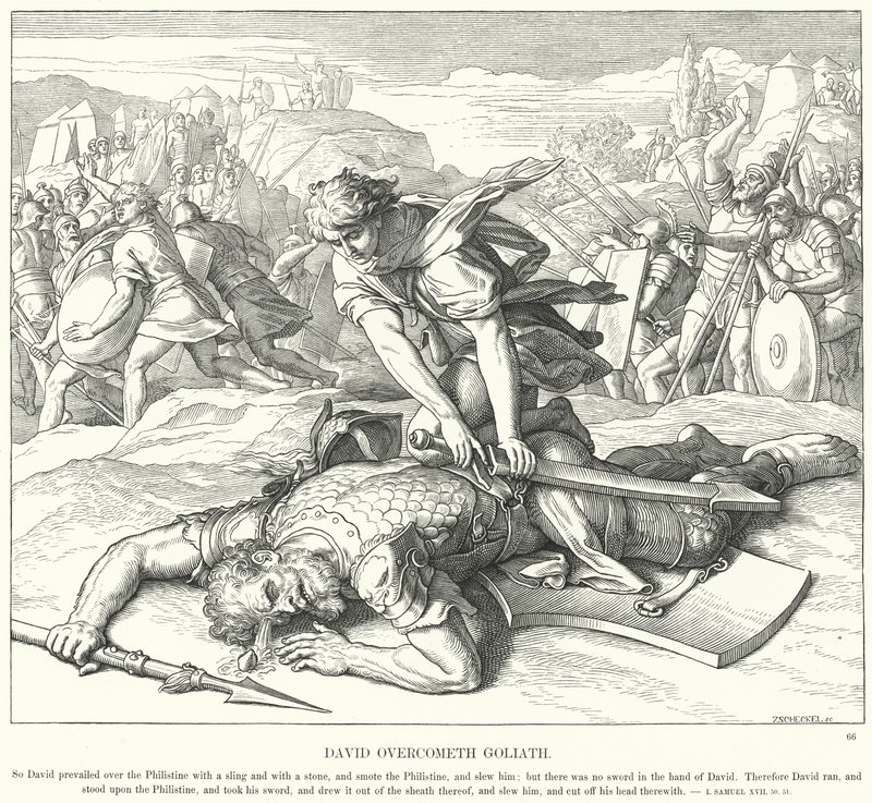 Davide Sconfigge Golia da Julius Schnorr von Carolsfeld