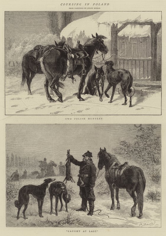 Caccia in Polonia da Juliusz Fortunat Kossak