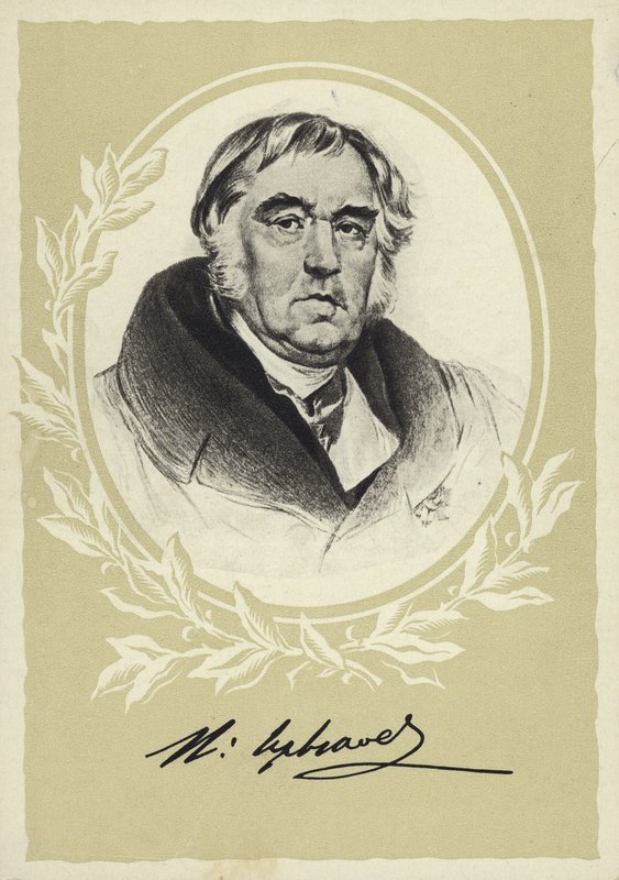 Ivan Krylov, favolista russo da Karl Pavlovich Bryullov