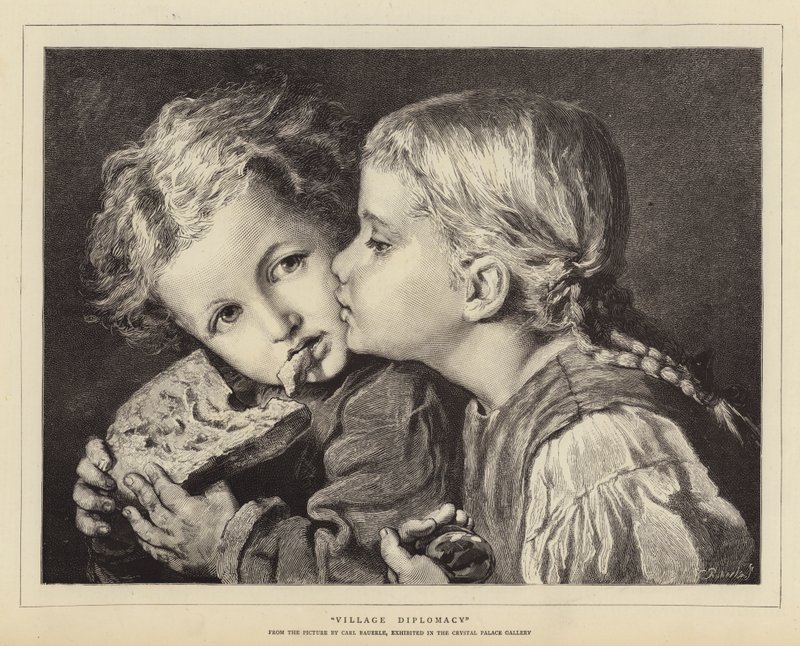 Diplomazia del villaggio da Karl Wilhelm Friedrich Bauerle