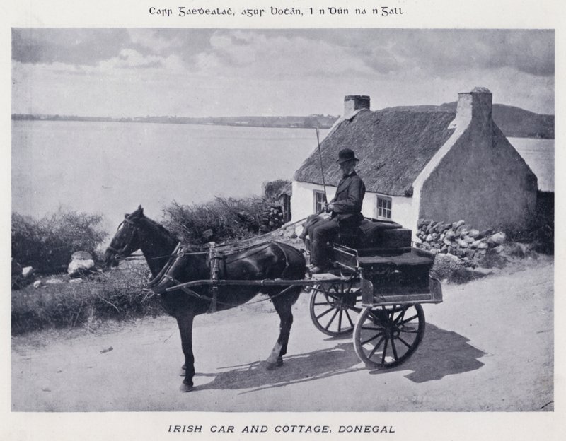 Carro e Cottage Irlandese, Donegal da Karl Karlovich Piratsky