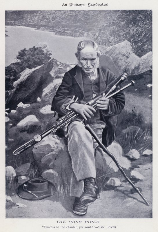 Il Suonatore di Cornamusa Irlandese da Karl Karlovich Piratsky