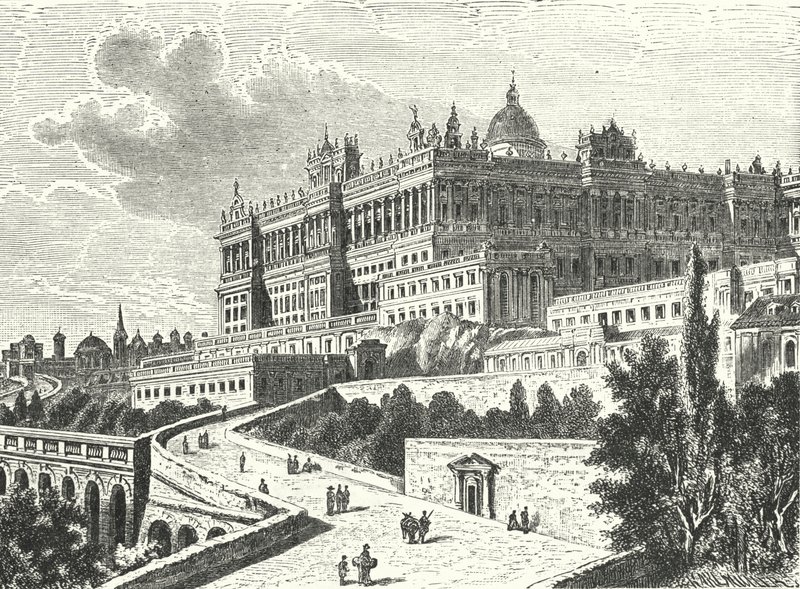 Palazzo Reale, Madrid, Spagna da Karl Muller