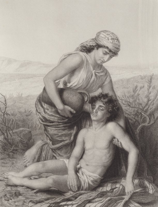 Agar e Ismaele da Karl Wilhelm Friedrich Bauerle