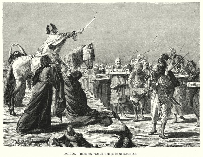 Reclutamento di soldati nell