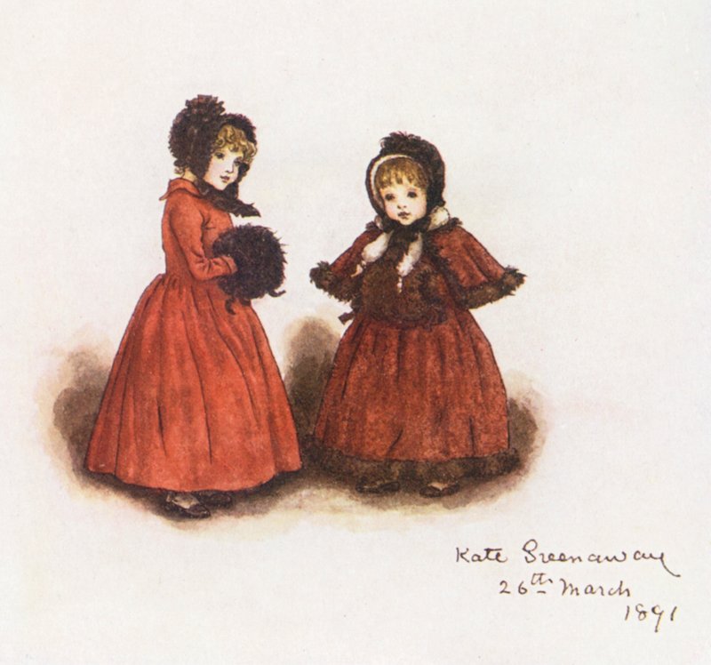 Fuori per una passeggiata da Kate (after) Greenaway