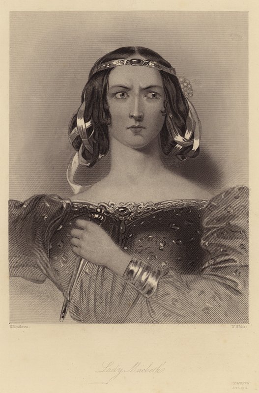 Shakespeare: Macbeth, Lady Macbeth, Atto 2, Scena 2 da Kenny Meadows