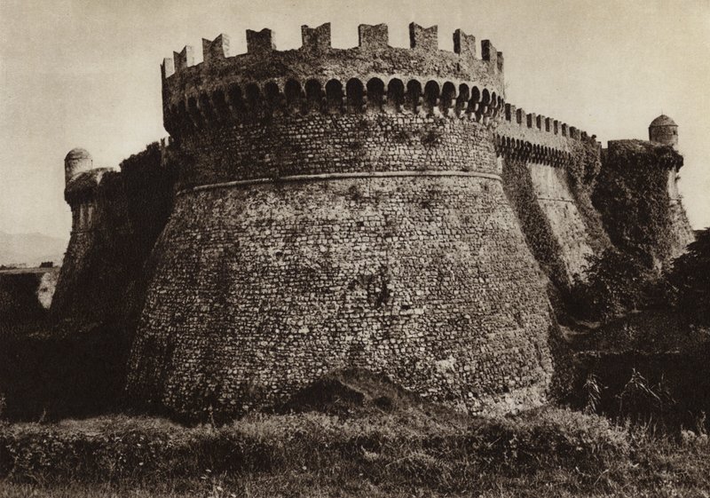 Italia: Castello Sarzanello da Kurt Hielscher