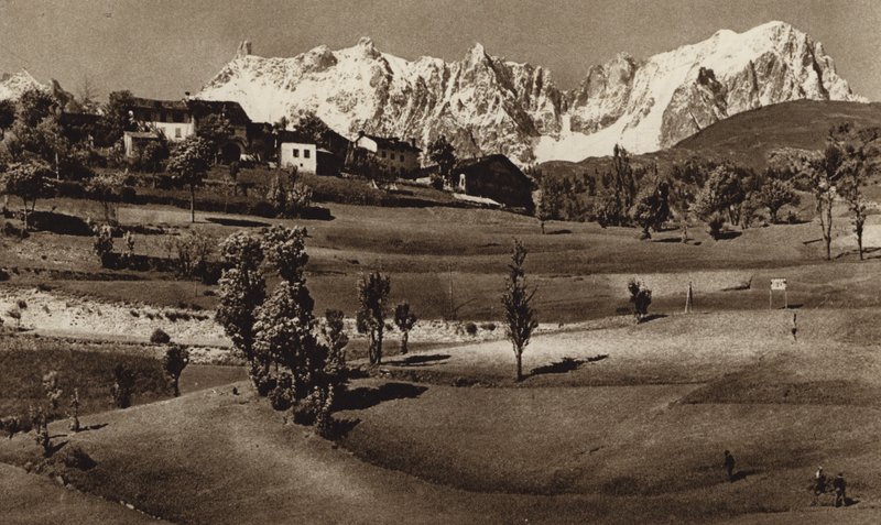 Italia: Catena del Monte Bianco presso Pré-Saint-Didier da Kurt Hielscher