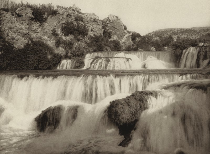 Jugoslavia: Cascate di Krka da Kurt Hielscher