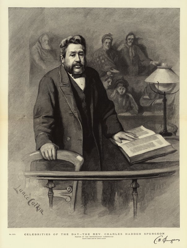 Celebrità del giorno, il reverendo Charles Haddon Spurgeon da Lance Calkin