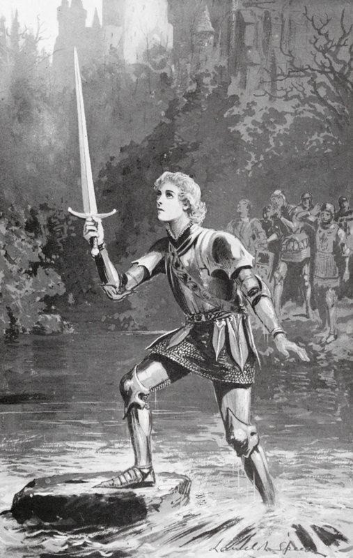 Galahad sollevò la spada con facilità da Lancelot Speed