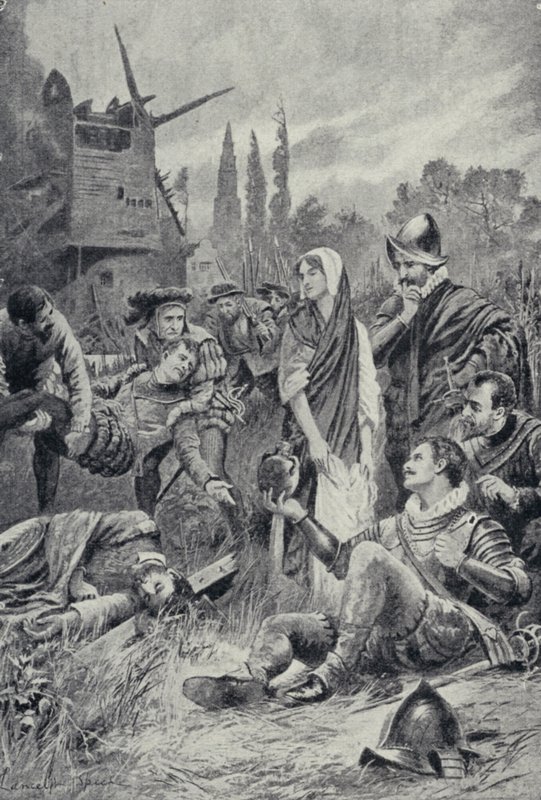 Sir Philip Sidney alla battaglia di Zutphen da Lancelot Speed