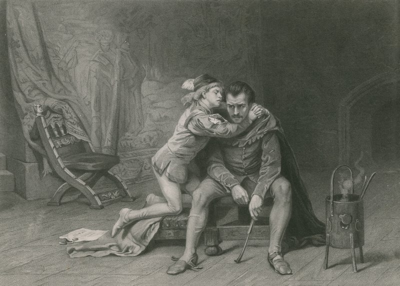 Principe Arturo e Hubert, Re Giovanni da Laslett John Pott