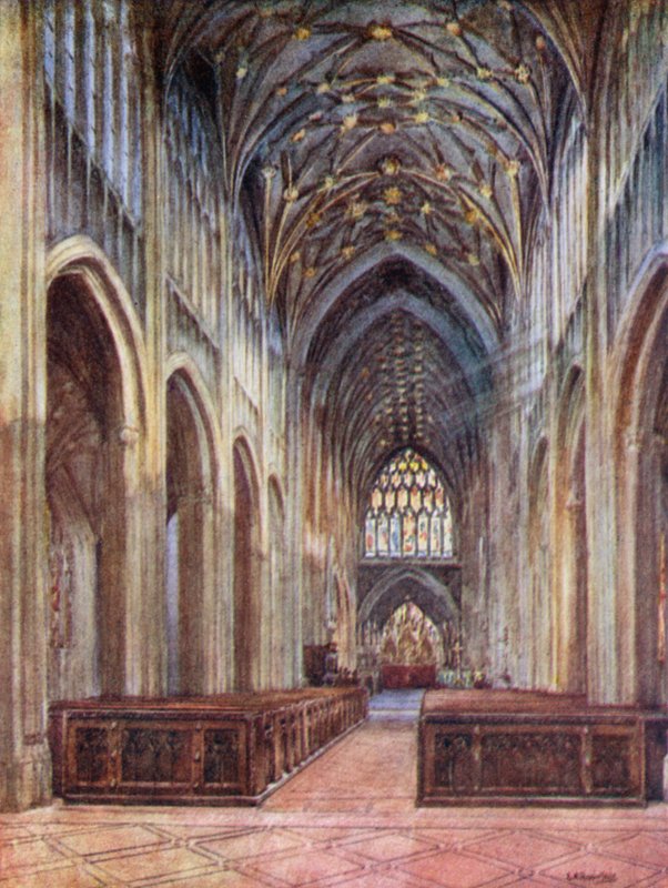 St Mary Redcliffe, vista verso est da Laura Annie Happerfield