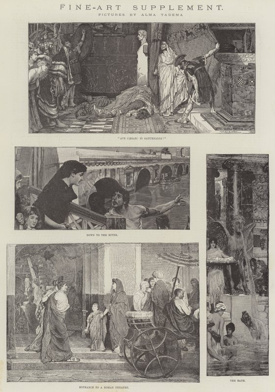 Supplemento di belle arti da Lawrence Alma Tadema
