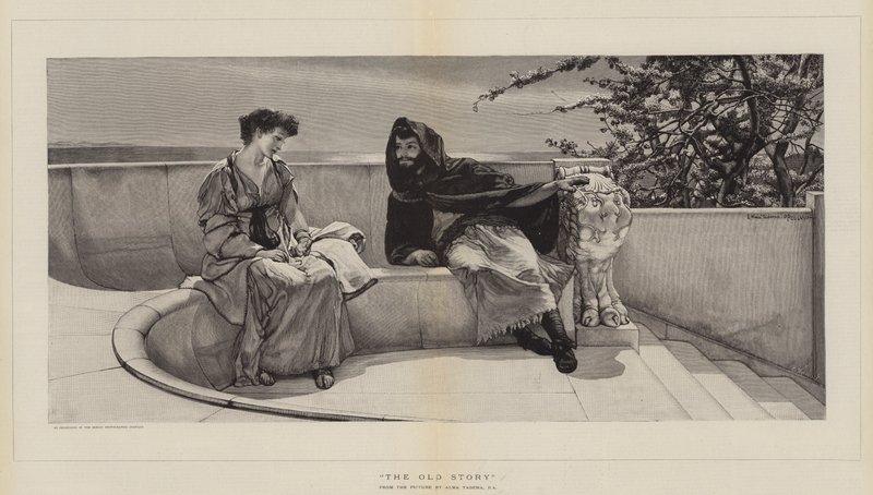 La vecchia storia da Lawrence Alma Tadema