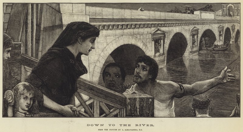 Verso il Fiume da Lawrence Alma Tadema