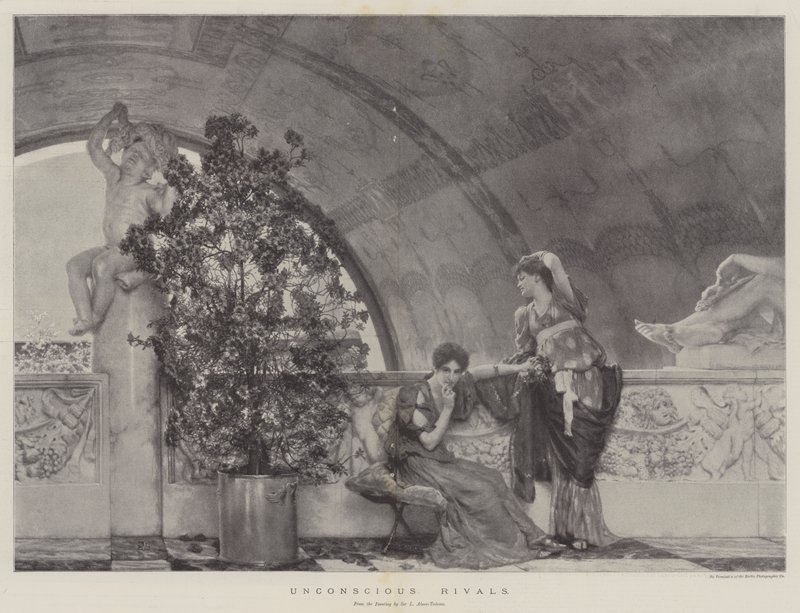 Rivali inconsapevoli da Lawrence Alma Tadema