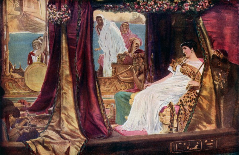 Cleopatra sulla sua barca, da Antonio e Cleopatra di Shakespeare da Lawrence after Alma Tadema