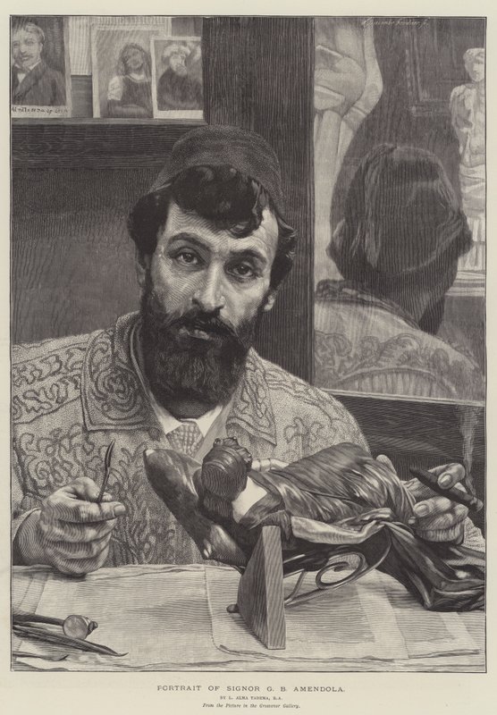 Ritratto di Signor G B Amendola da Lawrence Alma Tadema